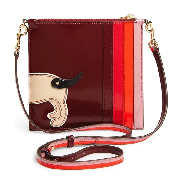 Authentic TORY BURCH Leather Dog card/Crosby - Picture 4 of 12